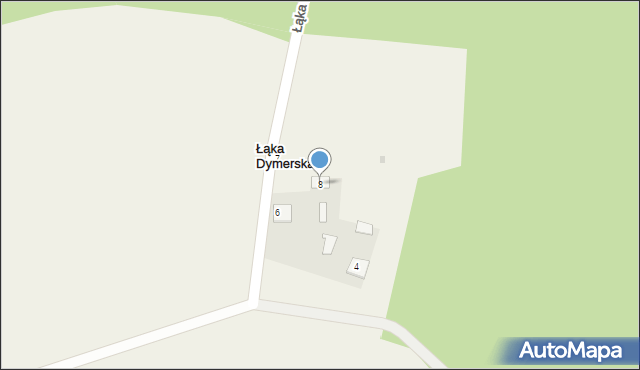 Łąka Dymerska, Łąka Dymerska, 8, mapa Łąka Dymerska