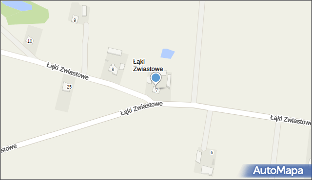 Łąki Zwiastowe, Łąki Zwiastowe, 7, mapa Łąki Zwiastowe