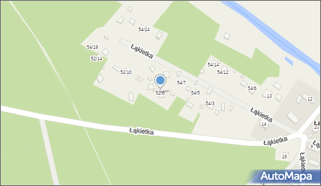 Łąkietka, Łąkietka, 52/6, mapa Łąkietka