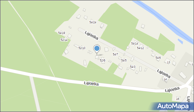 Łąkietka, Łąkietka, 52/8, mapa Łąkietka