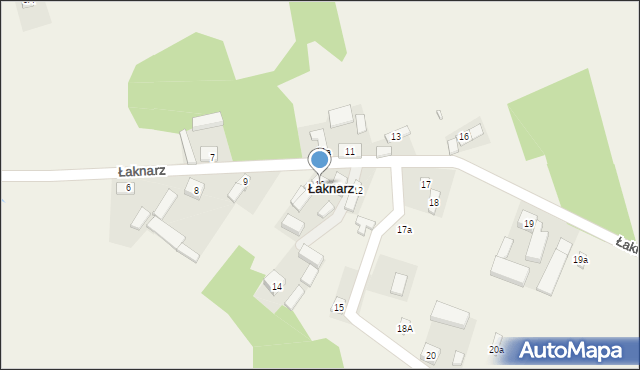 Łaknarz, Łaknarz, 10, mapa Łaknarz