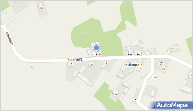 Łaknarz, Łaknarz, 7, mapa Łaknarz