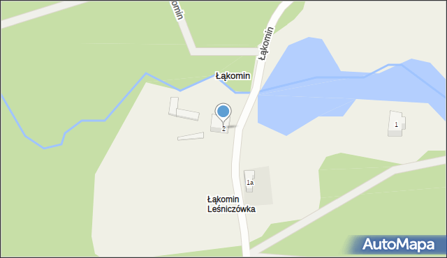 Łąkomin, Łąkomin, 2, mapa Łąkomin