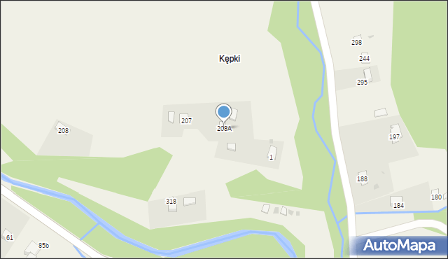 Laliki, Laliki, 208A, mapa Laliki