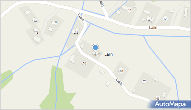 Lalin, Lalin, 69, mapa Lalin