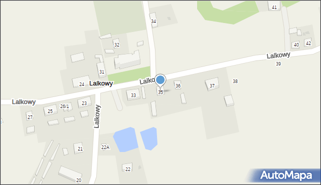 Lalkowy, Lalkowy, 35, mapa Lalkowy