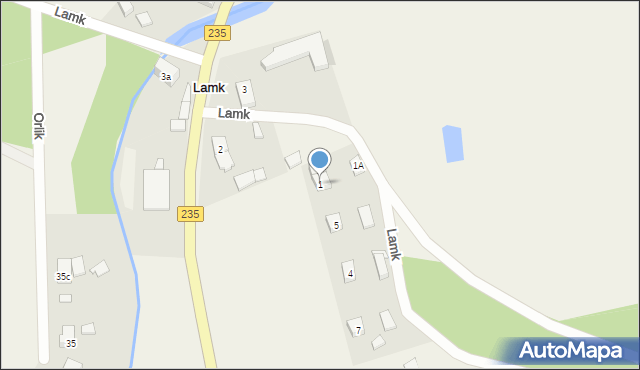 Lamk, Lamk, 1, mapa Lamk