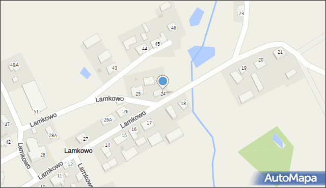 Lamkowo, Lamkowo, 24, mapa Lamkowo