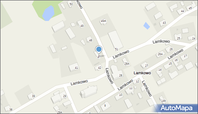 Lamkowo, Lamkowo, 47, mapa Lamkowo