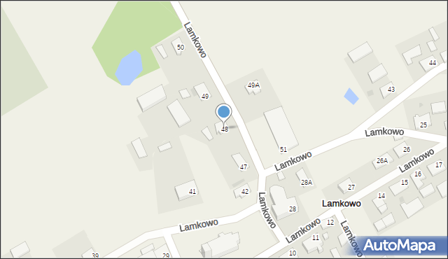 Lamkowo, Lamkowo, 48, mapa Lamkowo