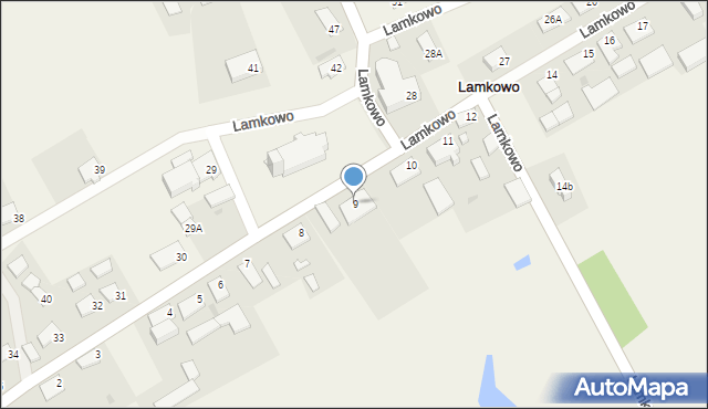 Lamkowo, Lamkowo, 9, mapa Lamkowo