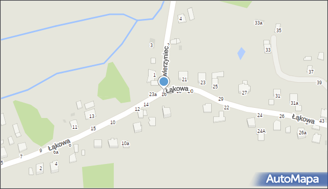 Łańcut, Łąkowa, 16, mapa Łańcut