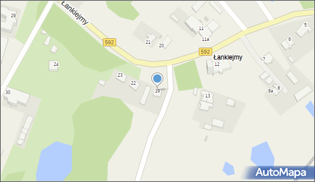 Łankiejmy, Łankiejmy, 19, mapa Łankiejmy