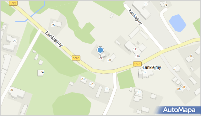 Łankiejmy, Łankiejmy, 21, mapa Łankiejmy