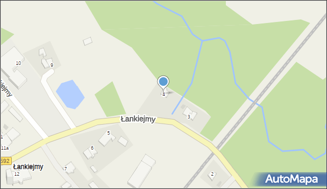 Łankiejmy, Łankiejmy, 4, mapa Łankiejmy