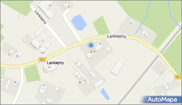 Łankiejmy, Łankiejmy, 6, mapa Łankiejmy