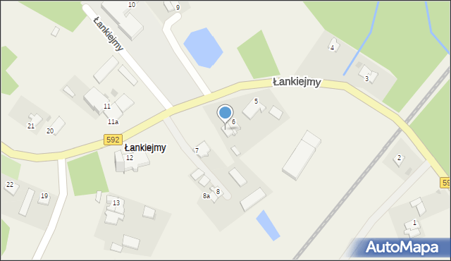 Łankiejmy, Łankiejmy, 6a, mapa Łankiejmy