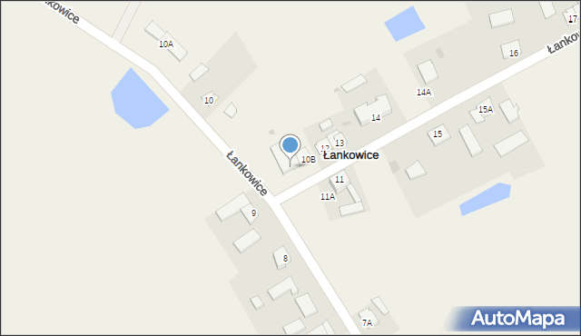 Łankowice, Łankowice, 10D, mapa Łankowice