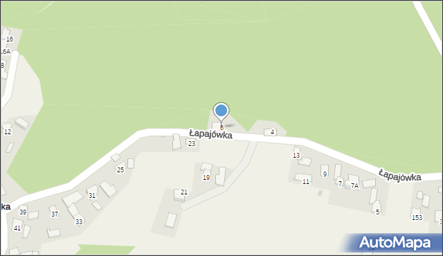 Łapajówka, Łapajówka, 6, mapa Łapajówka