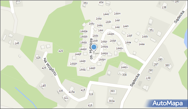 Łapanów, Łapanów, 144w, mapa Łapanów