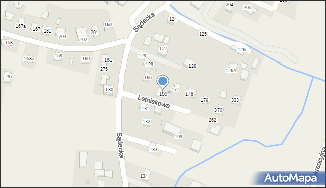 Łapanów, Łapanów, 165, mapa Łapanów