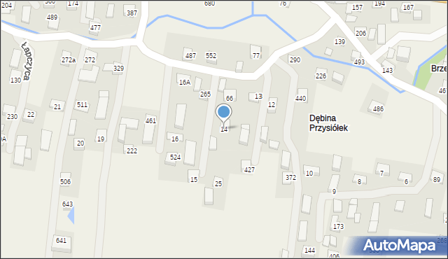 Łapczyca, Łapczyca, 14, mapa Łapczyca
