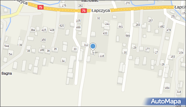 Łapczyca, Łapczyca, 2, mapa Łapczyca