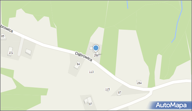 Łapczyca, Łapczyca, 294, mapa Łapczyca