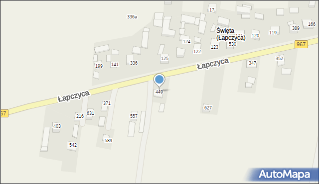 Łapczyca, Łapczyca, 449, mapa Łapczyca