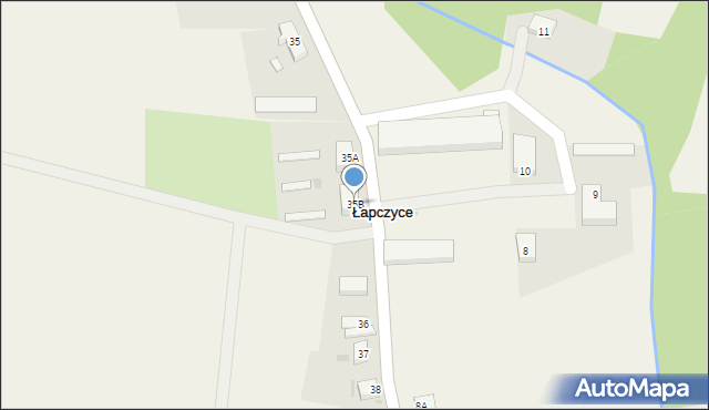 Łapczyce, Łapczyce, 35B, mapa Łapczyce