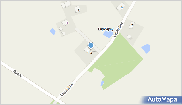 Łapkiejmy, Łapkiejmy, 2, mapa Łapkiejmy