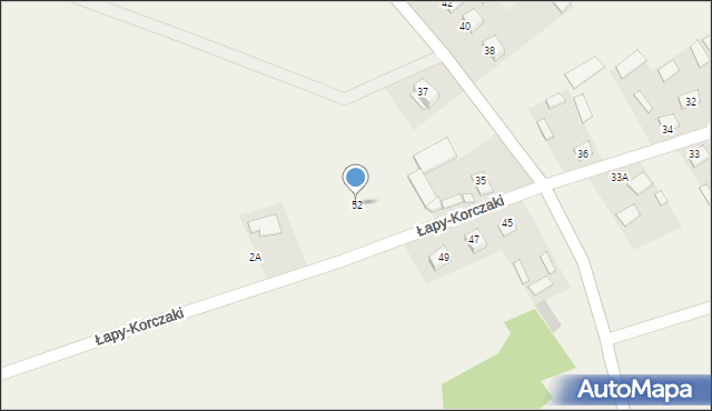 Łapy-Korczaki, Łapy-Korczaki, 52, mapa Łapy-Korczaki