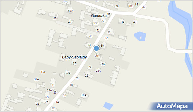 Łapy-Szołajdy, Łapy-Szołajdy, 28, mapa Łapy-Szołajdy