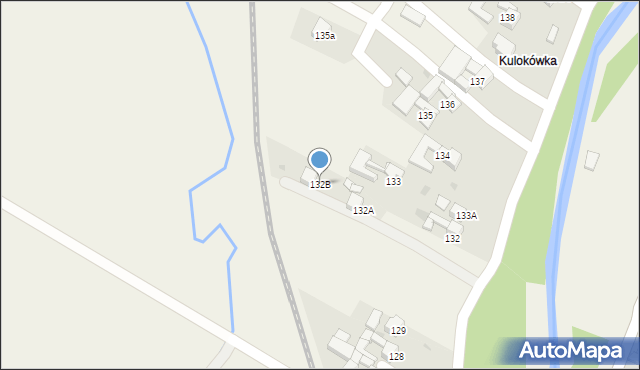 Lasek, Lasek, 132B, mapa Lasek
