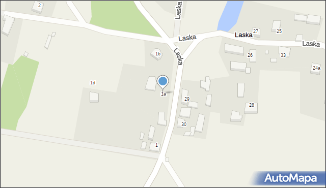 Laska, Laska, 1a, mapa Laska