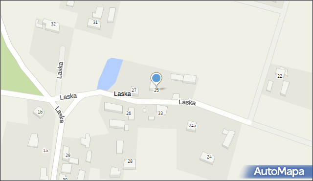 Laska, Laska, 25, mapa Laska