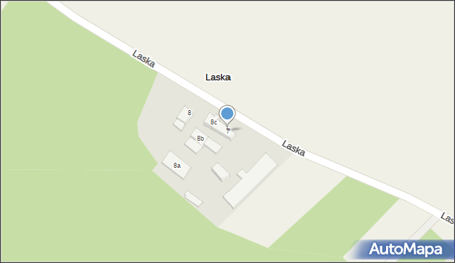 Laska, Laska, 7, mapa Laska