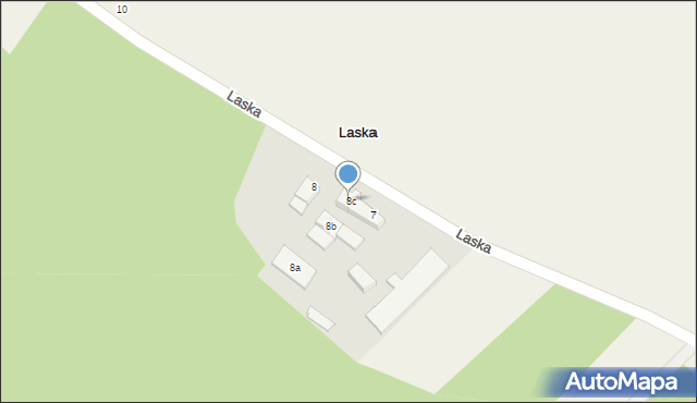 Laska, Laska, 8c, mapa Laska