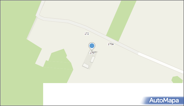Laski, Laski, 170, mapa Laski