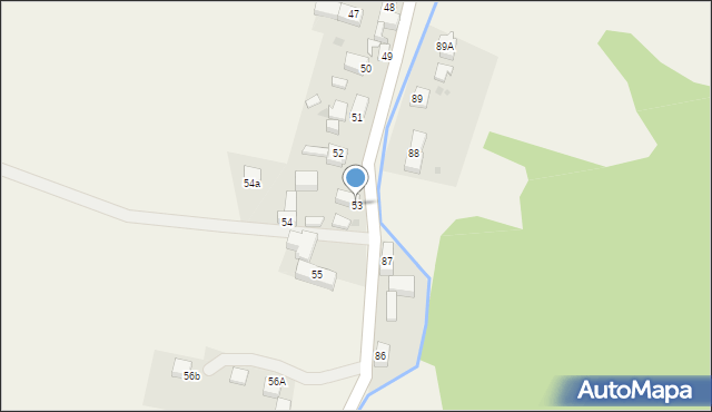 Laski, Laski, 53, mapa Laski