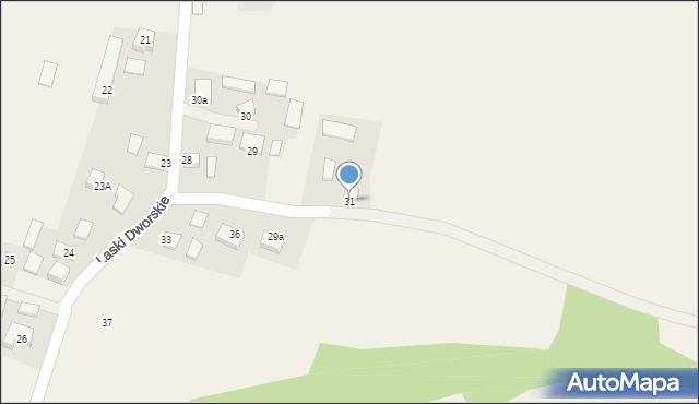 Laski Dworskie, Laski Dworskie, 31, mapa Laski Dworskie