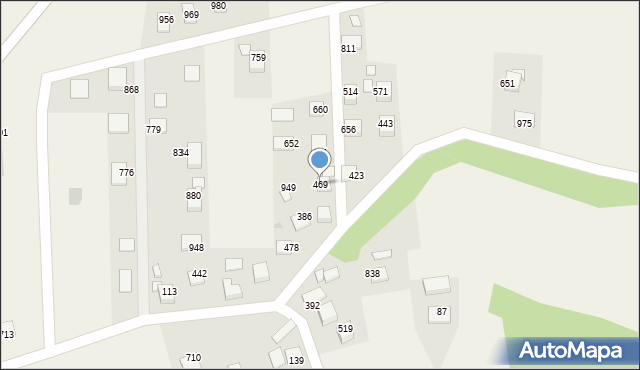 Laskowa, Laskowa, 469, mapa Laskowa