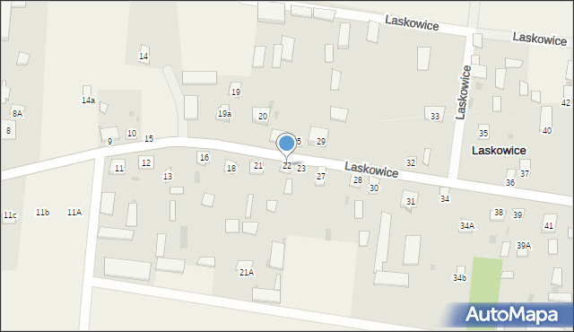 Laskowice, Laskowice, 22, mapa Laskowice