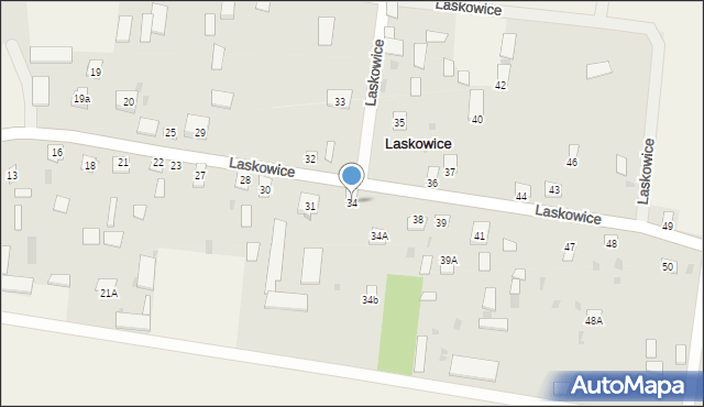 Laskowice, Laskowice, 34, mapa Laskowice