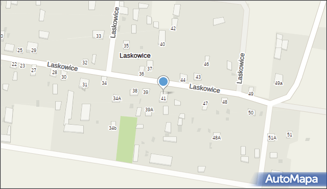 Laskowice, Laskowice, 41A, mapa Laskowice