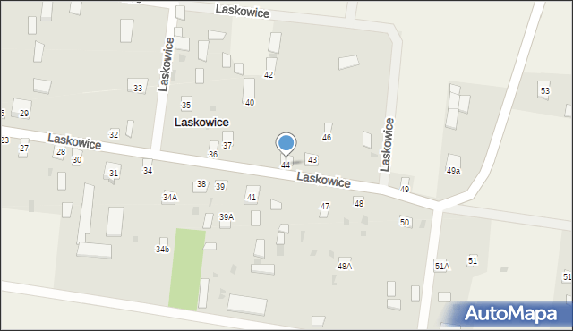 Laskowice, Laskowice, 44, mapa Laskowice