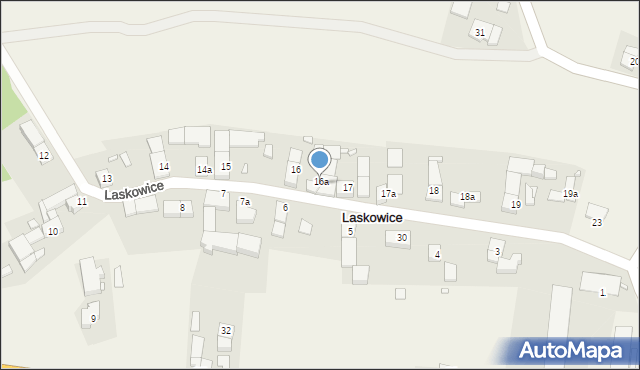 Laskowice, Laskowice, 16a, mapa Laskowice