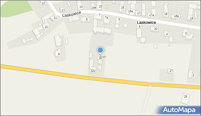 Laskowice, Laskowice, 32, mapa Laskowice