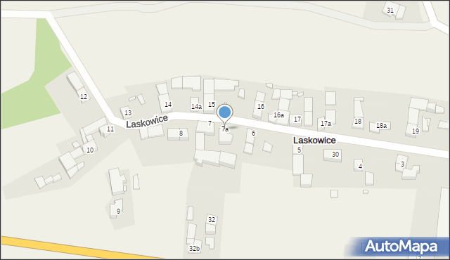 Laskowice, Laskowice, 7a, mapa Laskowice