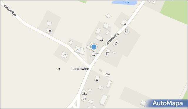 Laskowice, Laskowice, 19, mapa Laskowice